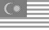 말레이시아 국기 흑백이미지
