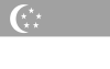 싱가포르 국기 흑백이미지